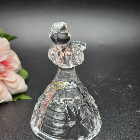Vintage HOFBAUER Byrdes German Crystal Mini Taper Candle Holder Bird - Picture 3 of 12